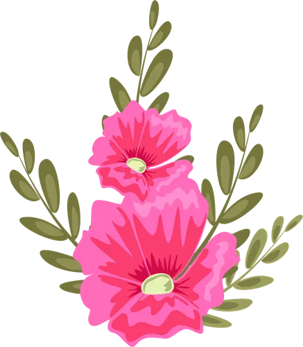 Color Palettes - Hotpink and Darkolivegreen Color Scheme