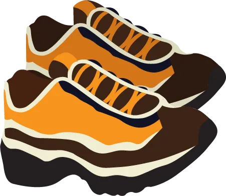 Color Palettes - Black and Darkorange Color Scheme