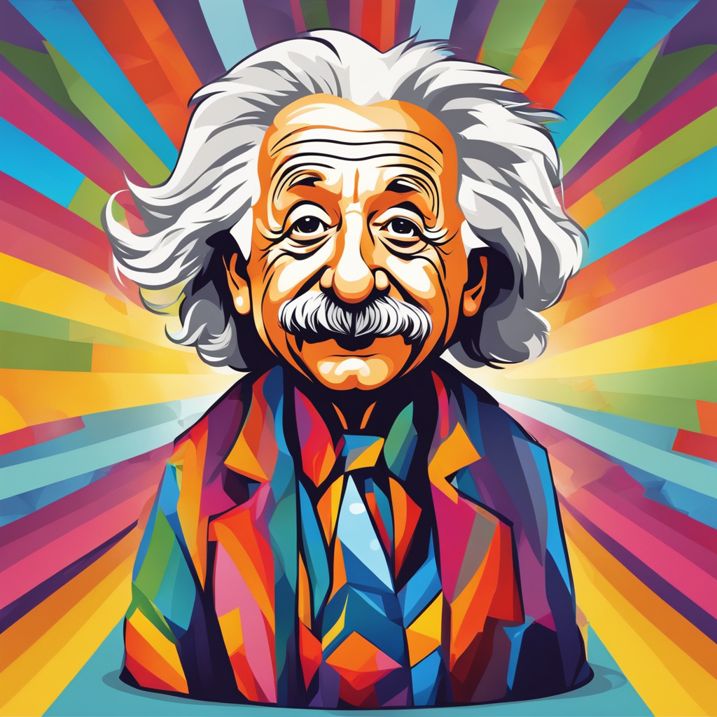 Albert Einstein Cartoon Image Color Palette | Black, Cadetblue, Whitesmoke, Indianred Albert Einstein Cartoon Image Color Palette | Black, Cadetblue, Whitesmoke, Indianred
