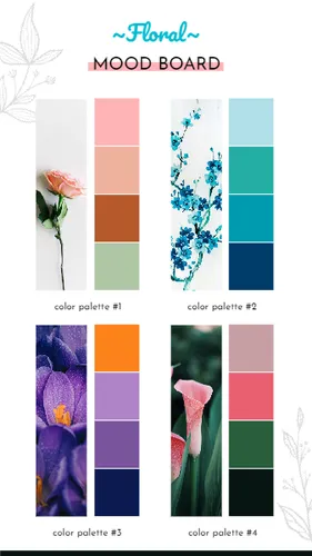 Color Palettes - White and Black Color Scheme