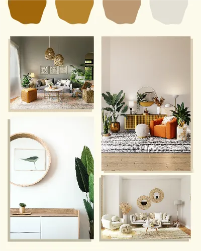 Color Palettes - Floralwhite and Rosybrown Color Scheme
